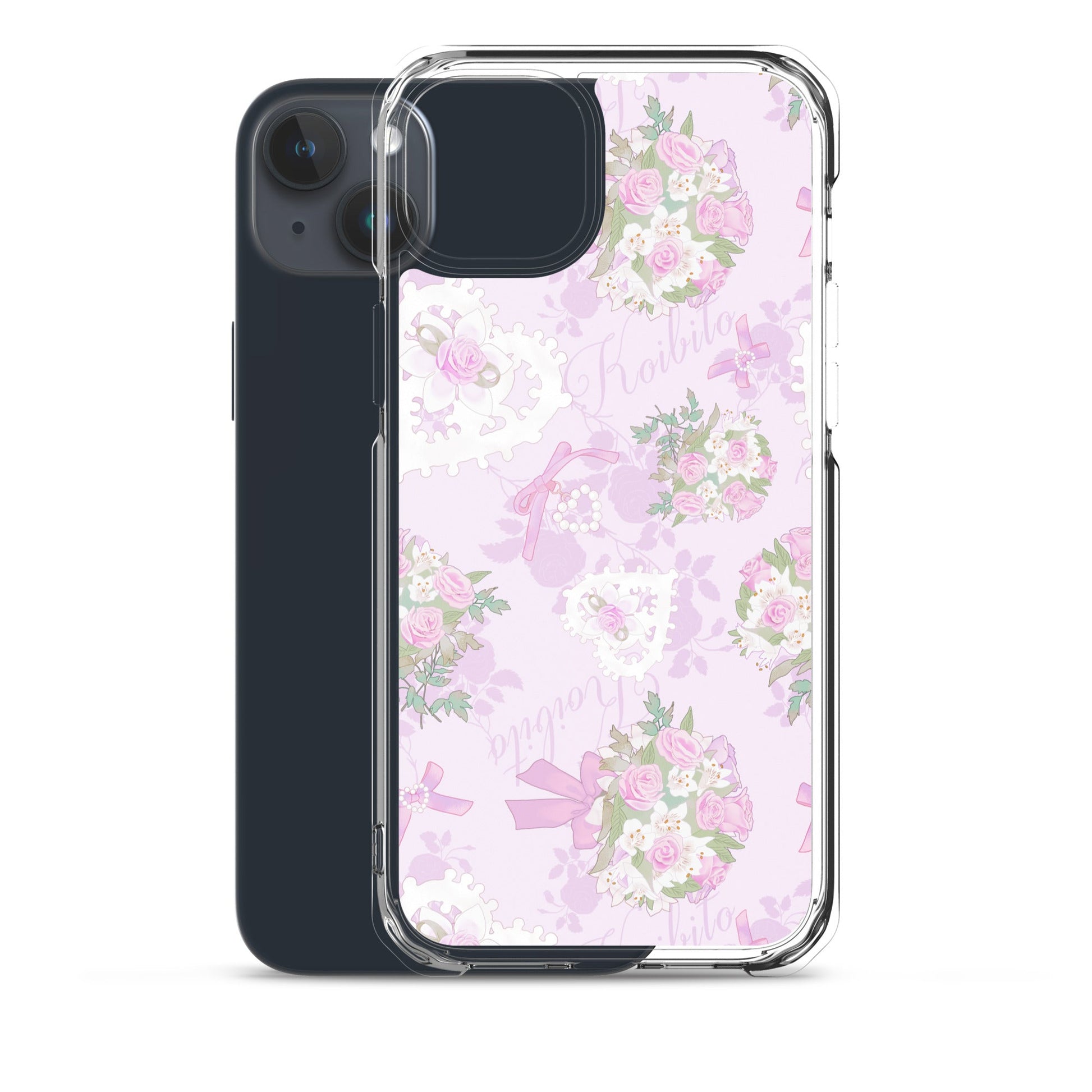 Stylish Anniversary iPhone® Clear Case, offering protection from scratches and easy access to ports. Perfect for your phone!