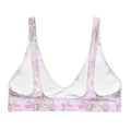 Stylish Anniversary Padded Bikini Top featuring floral design, perfect for mixing and matching with trendy bottoms.
