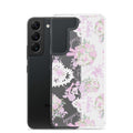 Stylish Anniversary Samsung® Clear Case featuring floral design, perfect for protecting your phone in style.