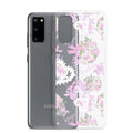 Stylish Anniversary Samsung® Clear Case featuring floral design, ideal for pastel outfits and phone protection.