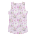 Soft pastel Anniversary Tank Top featuring floral patterns, perfect for sunny days and gym workouts.