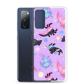 Colorful Axolotl Samsung® Clear Case featuring adorable axolotl designs, perfect for style and protection.