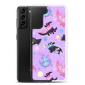 Colorful Axolotl Samsung® Clear Case, perfect for style and protection against scratches and dirt. Ideal for any outfit!