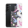 Stylish Axolotl Samsung® Clear Case, perfect for protection and personal expression with vibrant axolotl designs.