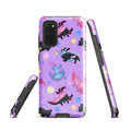 Colorful Axolotl Samsung® Tough Case featuring vibrant designs for stylish protection against bumps and scratches.