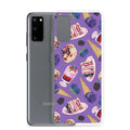 Berry Samsung® Clear Case featuring a fun dessert design, perfect for summer protection and style.