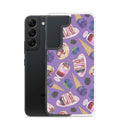 Berry Samsung® Clear Case showcases a fun dessert pattern, protecting your phone with style and flair this summer.