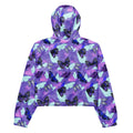 Stay stylish and dry in the Butterfly cropped windbreaker, perfect for any adventure with its lightweight, waterproof design.
