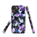 Stylish Butterfly iPhone® Tough Case featuring durable dual-layer protection and vibrant butterfly design.