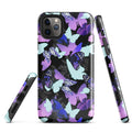 Stylish Butterfly iPhone® Tough Case offers durable protection with vibrant butterfly design for year-round safety.