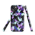 Stylish Butterfly iPhone® Tough Case featuring a durable, impact-resistant design for optimal phone protection.