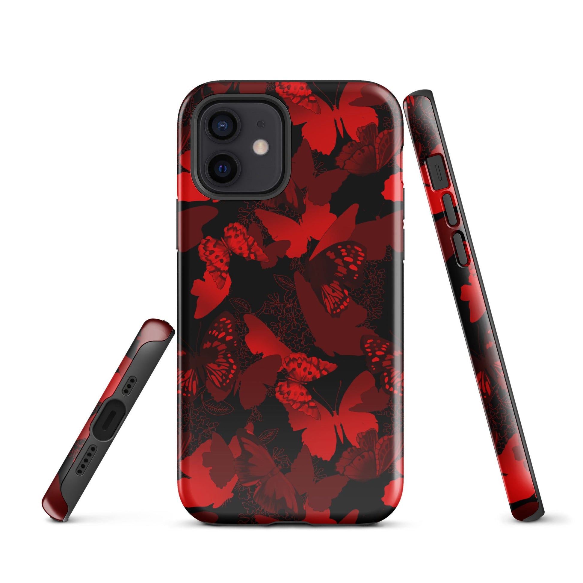 Stylish Butterfly iPhone® Tough Case features a durable design with vibrant butterfly patterns for ultimate protection.