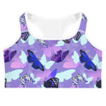 Stylish Butterfly Sports bra in vibrant colors, perfect for workouts while keeping you dry and fashionable.