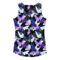 Stylish Butterfly Tank Top featuring vibrant butterfly prints, perfect for a flattering, body-hugging fit.