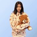 Cozy up in the stylish Café Hoodie featuring delightful pastry prints for a warm, cheerful look. Perfect for any outing!