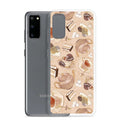 Café Samsung® Clear Case features a stylish dessert design, adding flair while protecting your phone from damage.