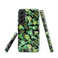 Choco Mint Samsung® Tough Case featuring a vibrant design, offering impact resistance and stylish protection for your phone.