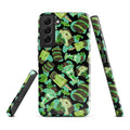 Choco Mint Samsung® Tough Case featuring a vibrant design, offering durability and style for your Galaxy S22 Plus.