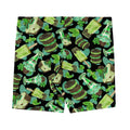 Choco Mint Shorts feature a fun dessert print, perfect for comfort and style during workouts or casual outings.