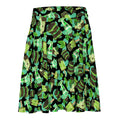 Choco Mint Skater Skirt features a vibrant mint and green design, perfect for a refreshing outfit. Ideal for any body type!
