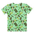 Bright and fun Choco Mint T-shirt, perfect for summer lounging or gym wear, made from soft cotton touch polyester.