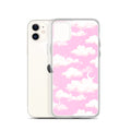 Stylish Cloudy Sky iPhone® Clear Case offers protection with a solid back and flexible sides for easy handling.