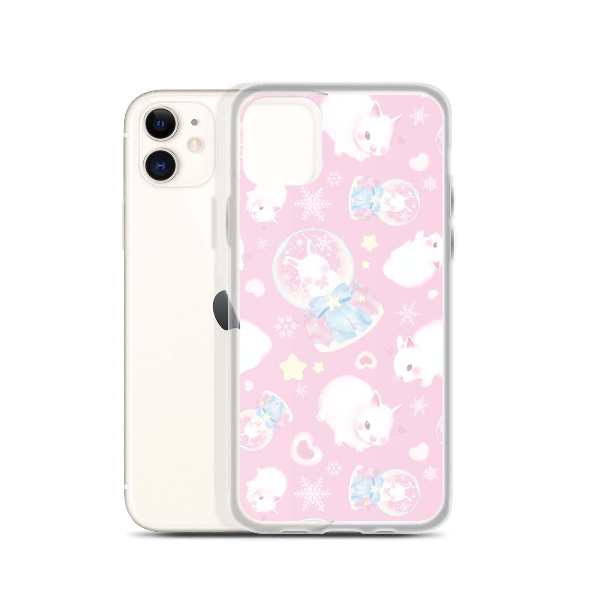 Protect your phone with the Snow Bunny iPhone® Clear Case, featuring a cute design and flexible, durable materials.