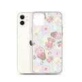 Sweet Teddy iPhone® Clear Case featuring a cute design, offering protection from scratches and easy access to ports.