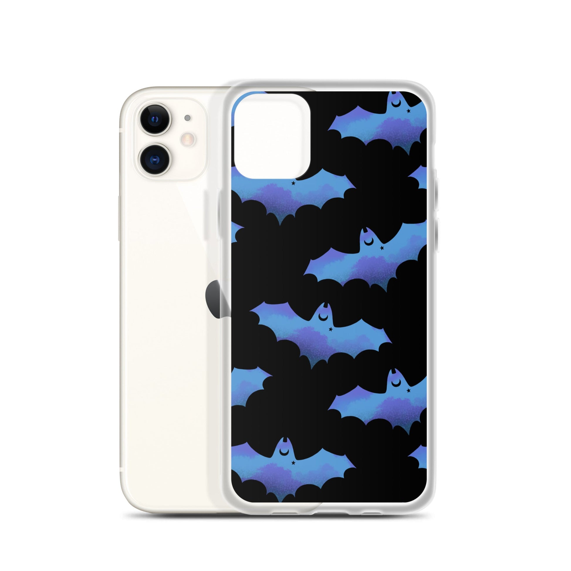 Sleek Lilith iPhone® Clear Case with a solid back and flexible sides, perfect for protection and style.