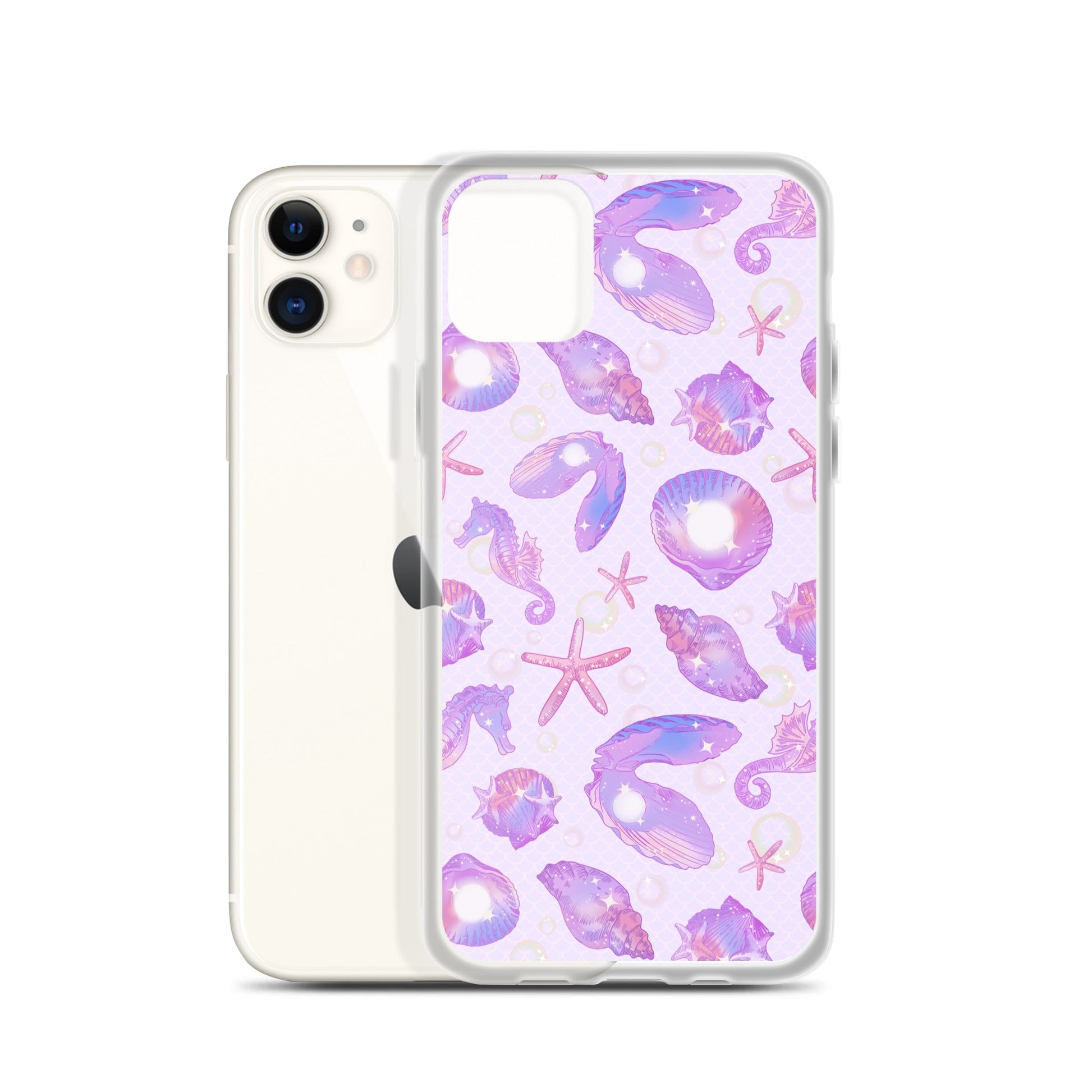 Protect your iPhone® with the stylish Sea Princess iPhone® Clear Case, featuring a sleek design and marine-themed graphics.