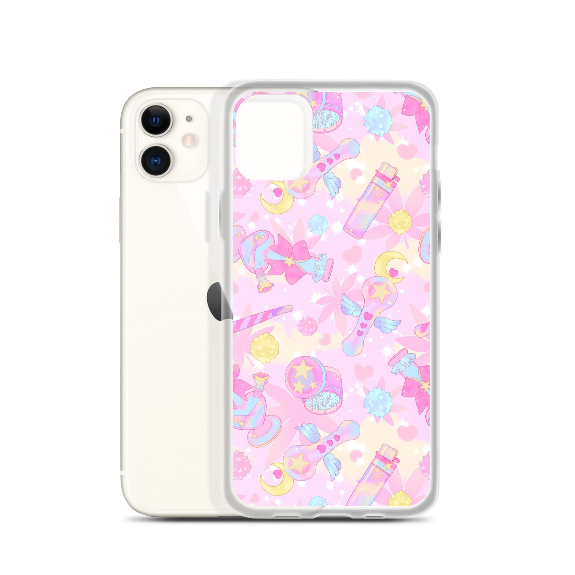 Sleek Indica Magica iPhone® Clear Case features a protective design with vibrant patterns to showcase your style.