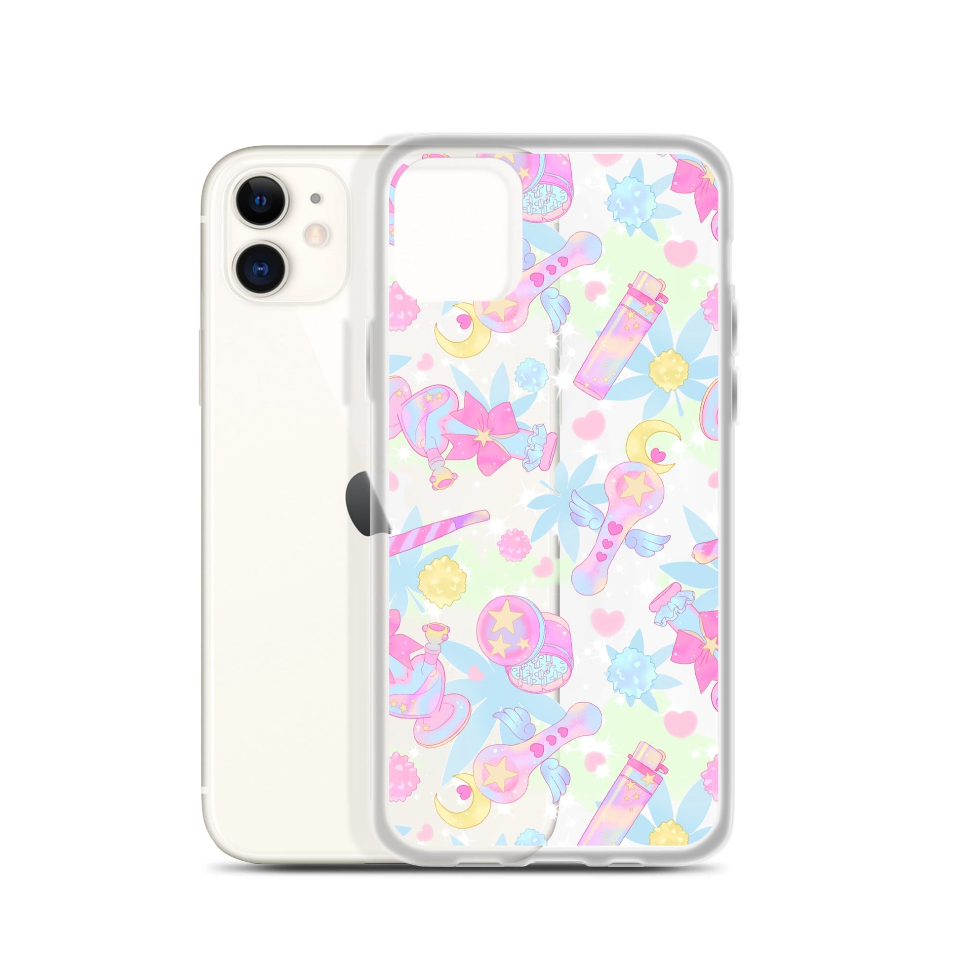 Sleek Indica Magica iPhone® Clear Case offers stylish protection against scratches and dirt for your phone.
