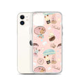Stylish Parasol Bunny iPhone® Clear Case offers protection with a cute design, perfect for a trendy look.