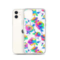 Colorful Enchanted Rose iPhone® Clear Case (Transparent) offers stylish protection against scratches and dirt.