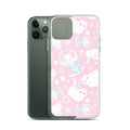 Stylish Snow Kitten iPhone® Clear Case showcases adorable kittens, offering sleek protection and easy access to ports.