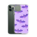 Sleek Morrigan iPhone® Clear Case with bat design protects against scratches and dust, easy to install and remove.