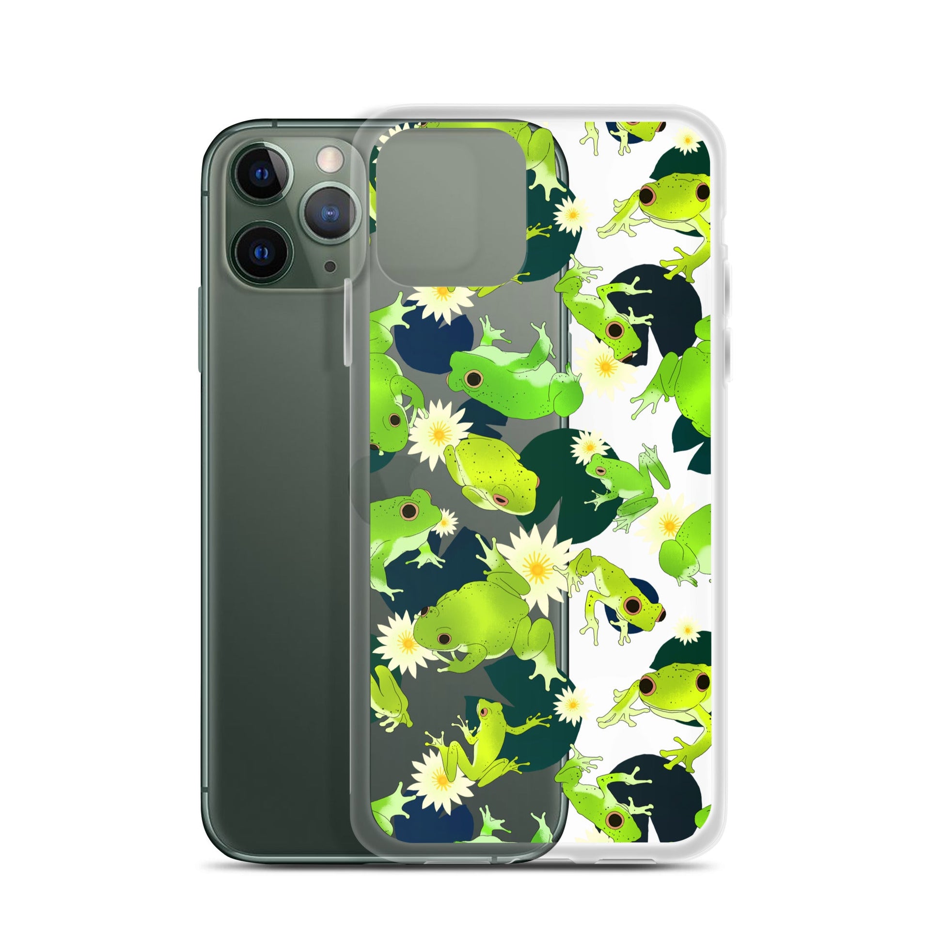 Sleek Kero-kero iPhone® Clear Case offers protection with a solid back and flexible sides, perfect for everyday use.