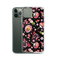 Sleek Matsuri iPhone® Clear Case with vibrant design, offering protection against scratches and easy access to ports.