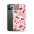 Stylish Sugar Sweetheart iPhone® Clear Case featuring a cute design, protecting your phone from scratches and dust.