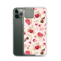 Stylish Sugar Sweetheart iPhone® Clear Case with flexible sides, protecting your phone from scratches and dirt.