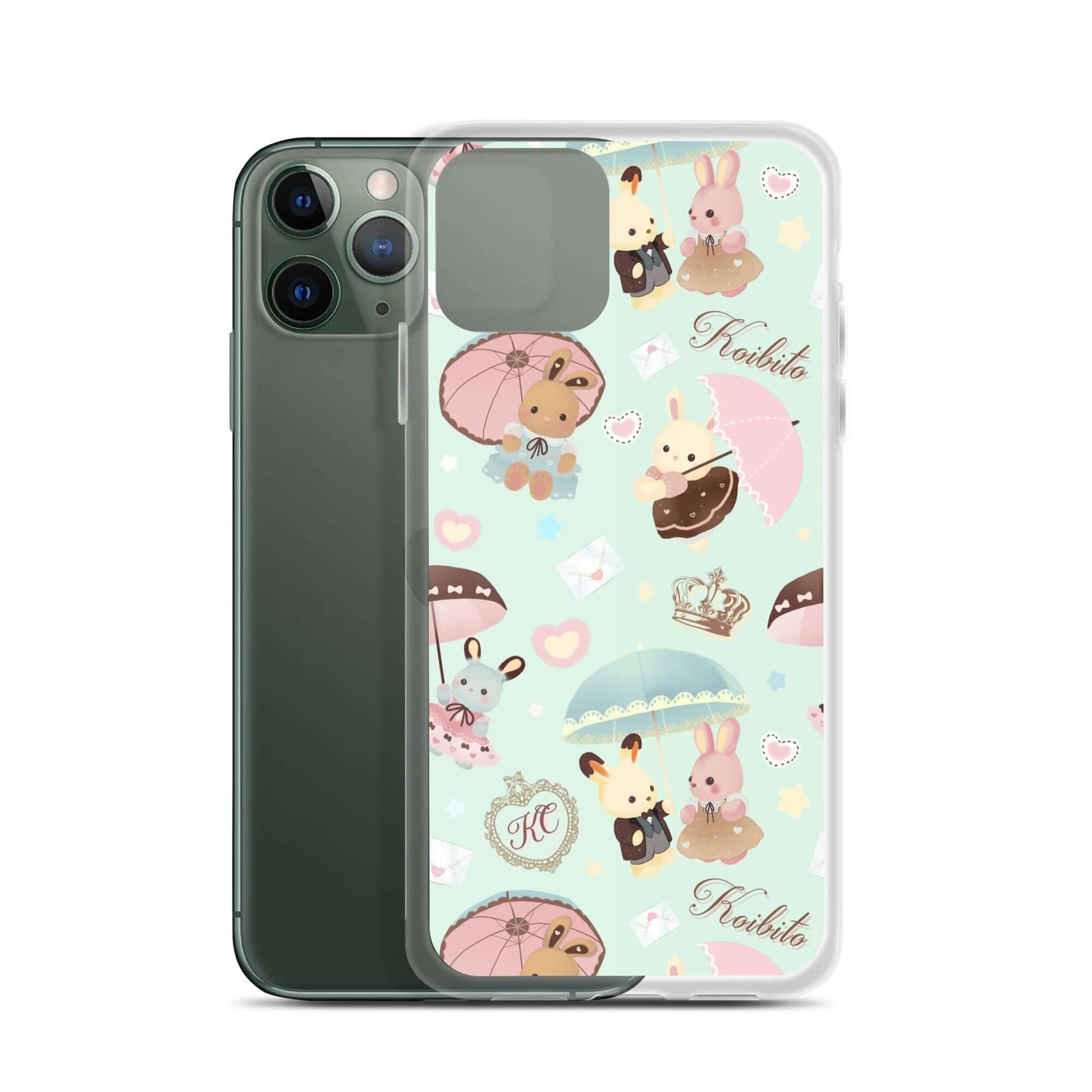 Sleek Parasol Bunny iPhone® Clear Case offers stylish protection against scratches and dirt for your device.