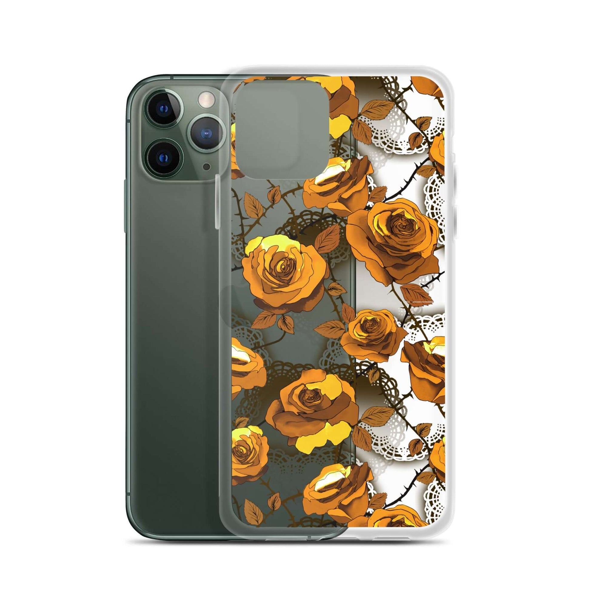 Showcase your style with the Enchanted Rose iPhone® Clear Case (Transparent), designed for protection and elegance.