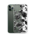 Protect your iPhone® stylishly with the Enchanted Rose iPhone® Clear Case (Transparent), featuring a sleek design.