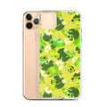 Kero-kero iPhone® Clear Case features a vibrant frog design, protecting your phone from scratches and dirt.
