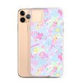 Stylish Indica Magica iPhone® Clear Case featuring a flexible design that protects against scratches and dust.