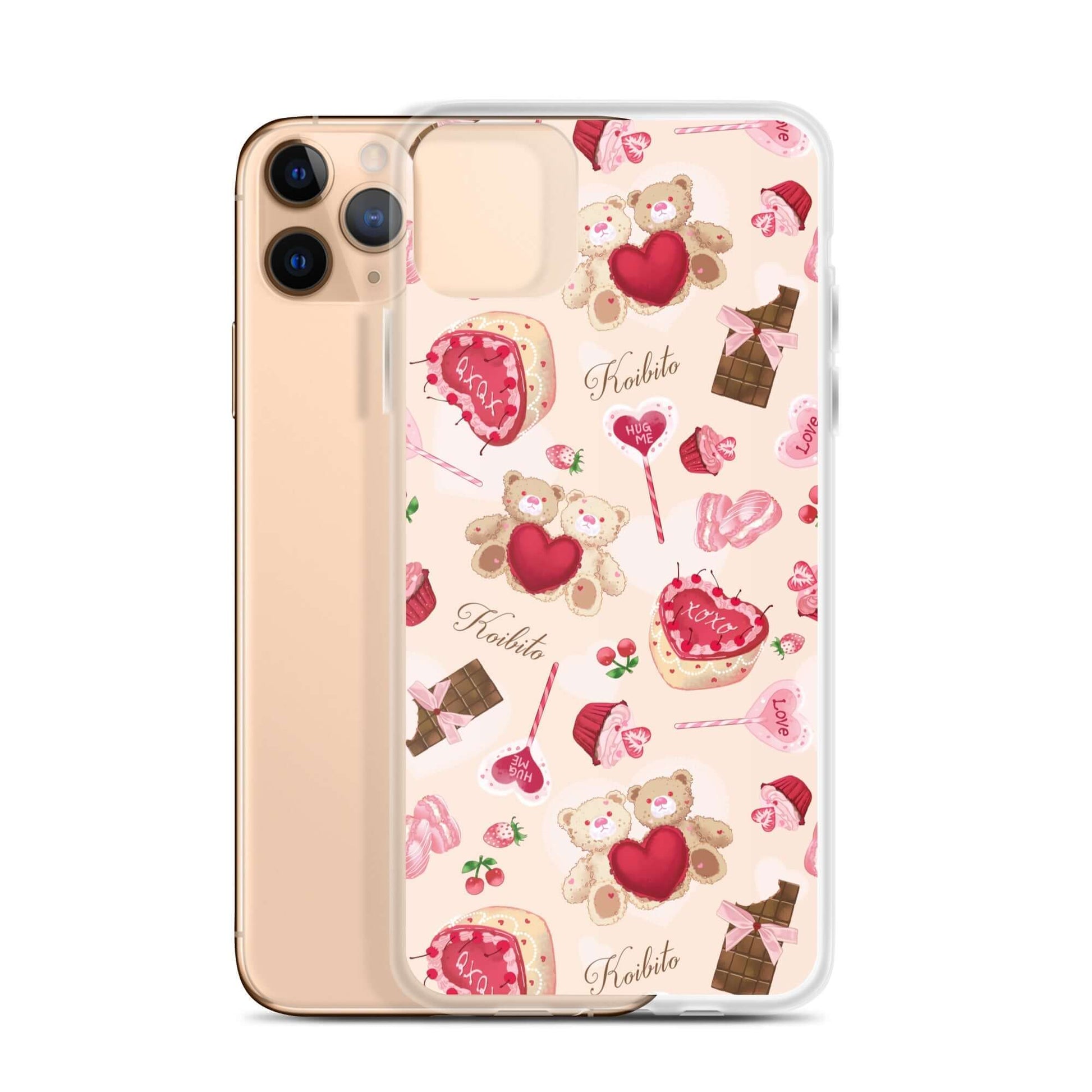 Protect your iPhone® stylishly with the Sugar Sweetheart iPhone® Clear Case featuring a charming design.