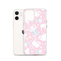 Stylish Snow Kitten iPhone® Clear Case featuring a cute design, protecting against scratches and dust. Perfect for any iPhone!