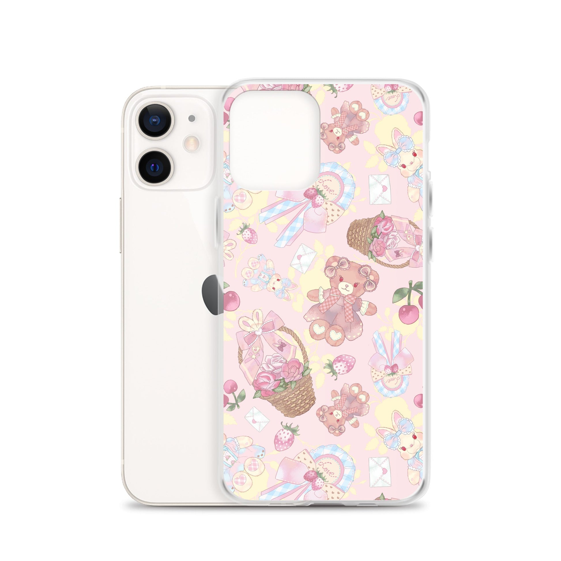 Sweet Teddy iPhone® Clear Case features a cute design with a flexible, protective back for your iPhone®.