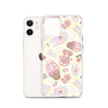Sweet Teddy iPhone® Clear Case features a charming design, providing protection against scratches and dirt.