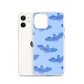 Stylish Lilith iPhone® Clear Case featuring a bat design, offering protection against scratches and dirt.